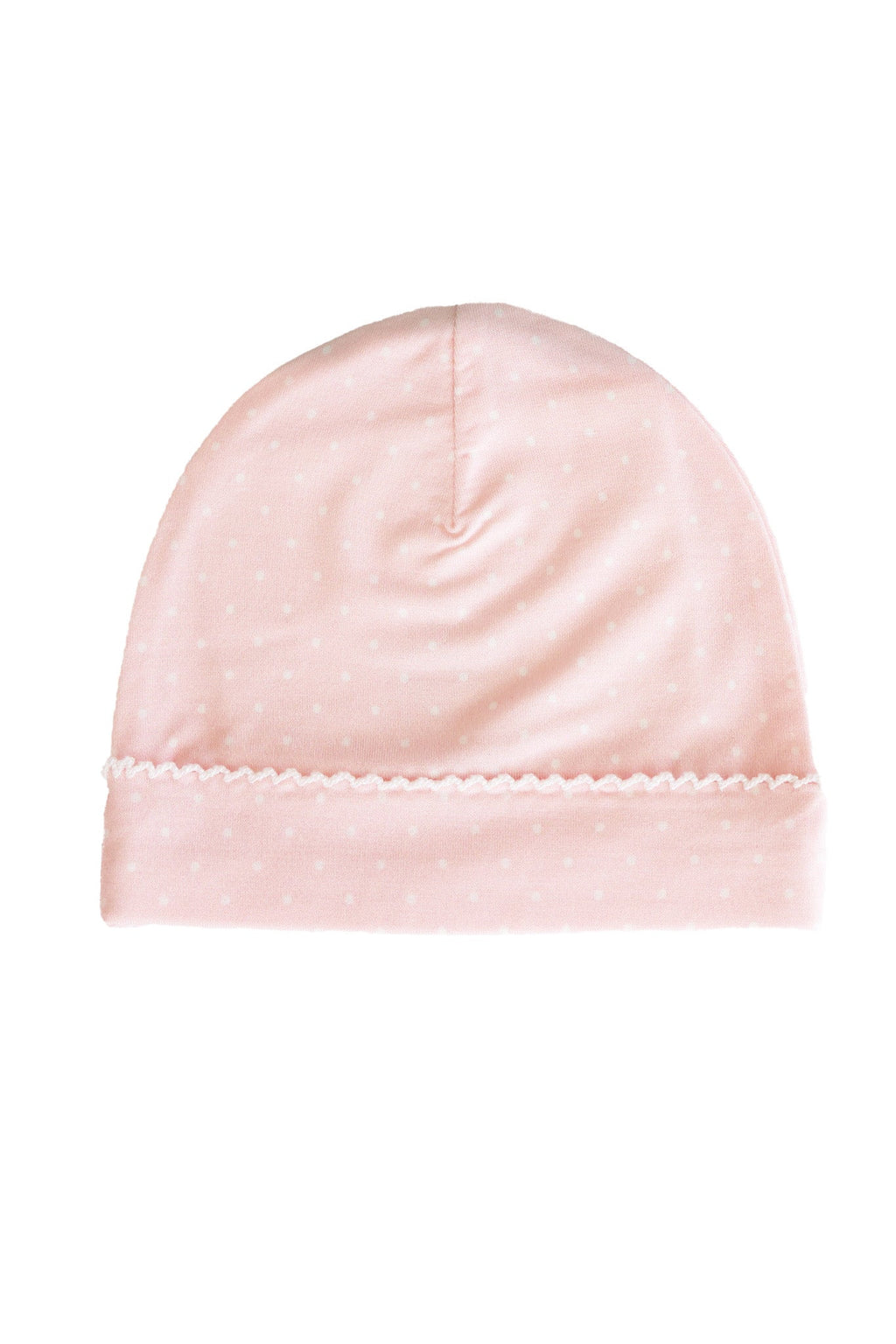 Picot Trim Bamboo Hat | Baby Pink