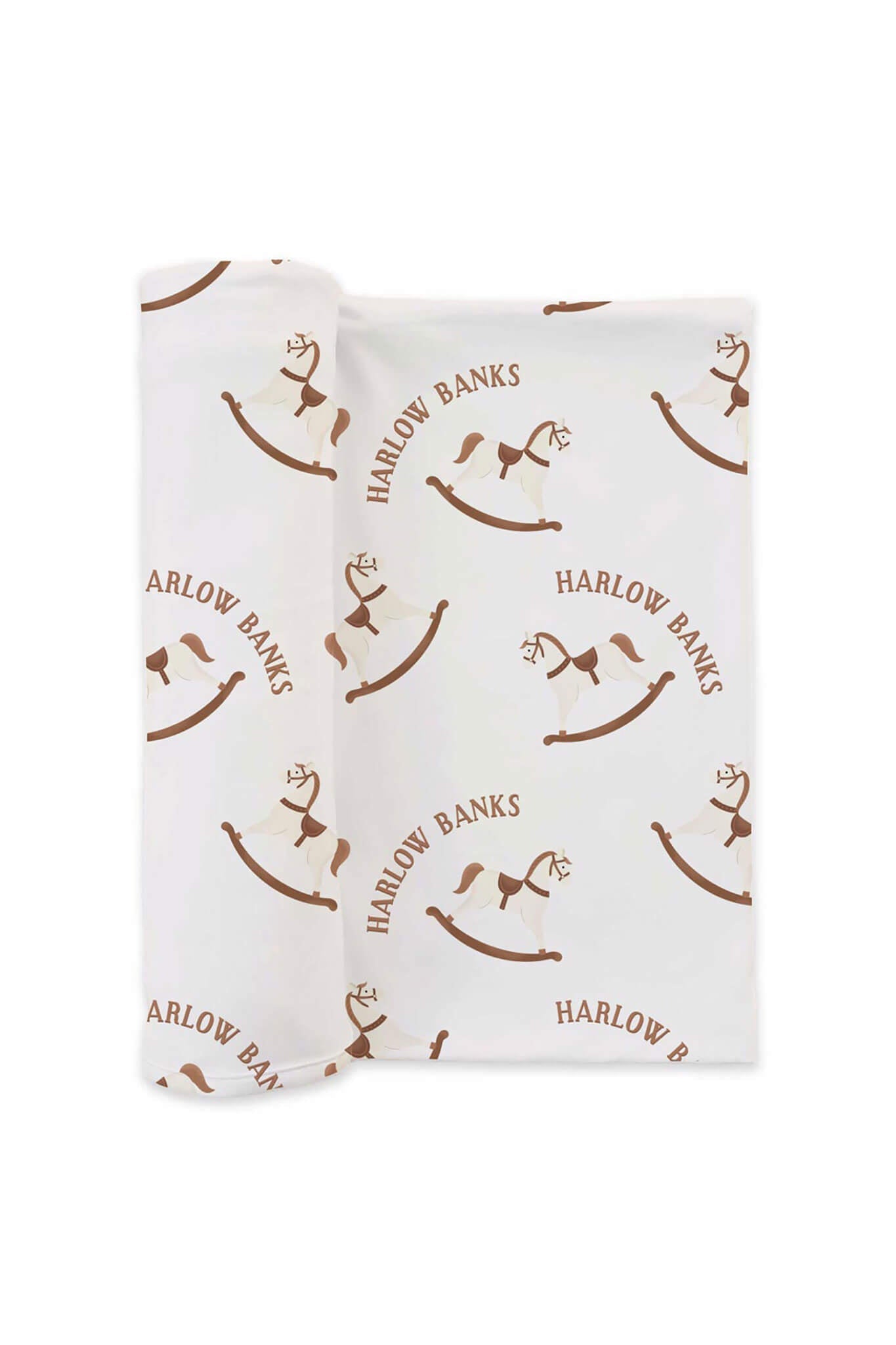 Rock-A-Bye Personalized Swaddle Blanket