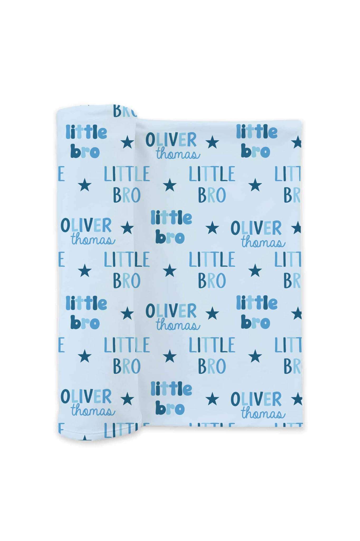 Personalized Swaddle Blanket | Little Bro