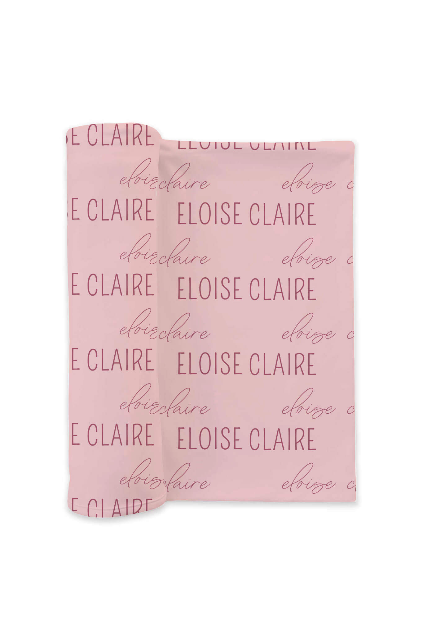 Personalized Baby Name Swaddle Blanket