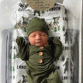 Brody's Bear Personalized Baby Name Swaddle Blanket