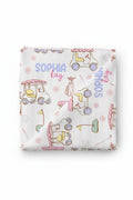Country Club Cuties Personalized Swaddle Blanket | Pink