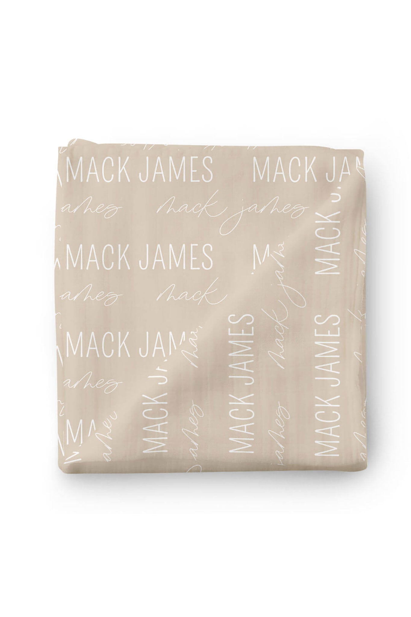Personalized Baby Name Swaddle Blanket